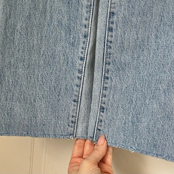 Slvrlake Sierra Light Wash Jeans Straight Leg 26 Distressed Valley of Fire - Picture 7 of 12